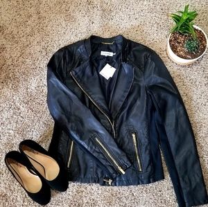 Calvin Klein Black Leather Jacket
